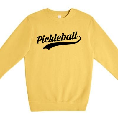 Pickleball Player Gift Premium Crewneck Sweatshirt