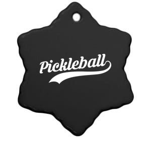 Pickleball Player Gift Ceramic Star Ornament