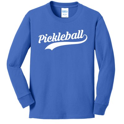 Pickleball Player Gift Kids Long Sleeve Shirt