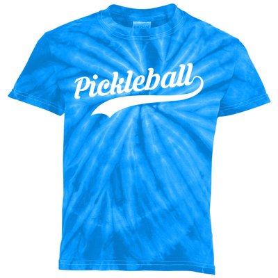 Pickleball Player Gift Kids Tie-Dye T-Shirt