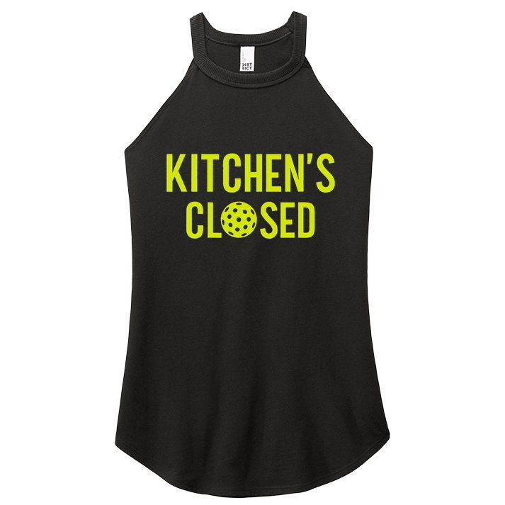 Pickleball Player Gifts Dad Team Pickle Ball Day Women's Perfect Tri Rocker Tank