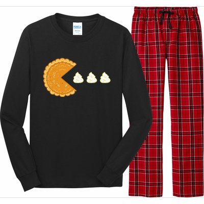 Pumpkin Pie Gamer Thanksgiving Long Sleeve Pajama Set