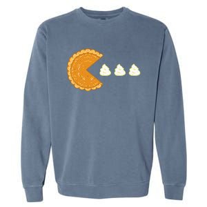 Pumpkin Pie Gamer Thanksgiving Garment-Dyed Sweatshirt