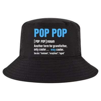 Pop Pop Grandpa Fathers Day PopPop Cool Comfort Performance Bucket Hat