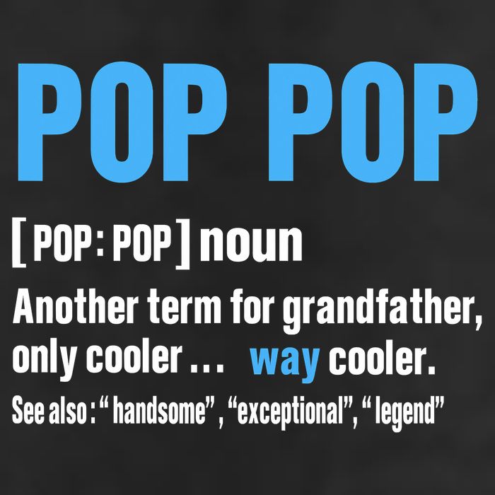 Pop Pop Grandpa Fathers Day PopPop Cool Comfort Performance Bucket Hat