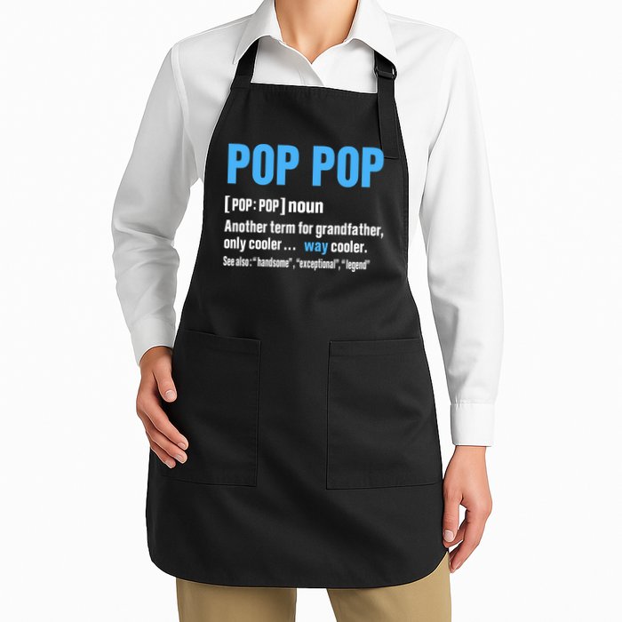 Pop Pop Grandpa Fathers Day PopPop Apron