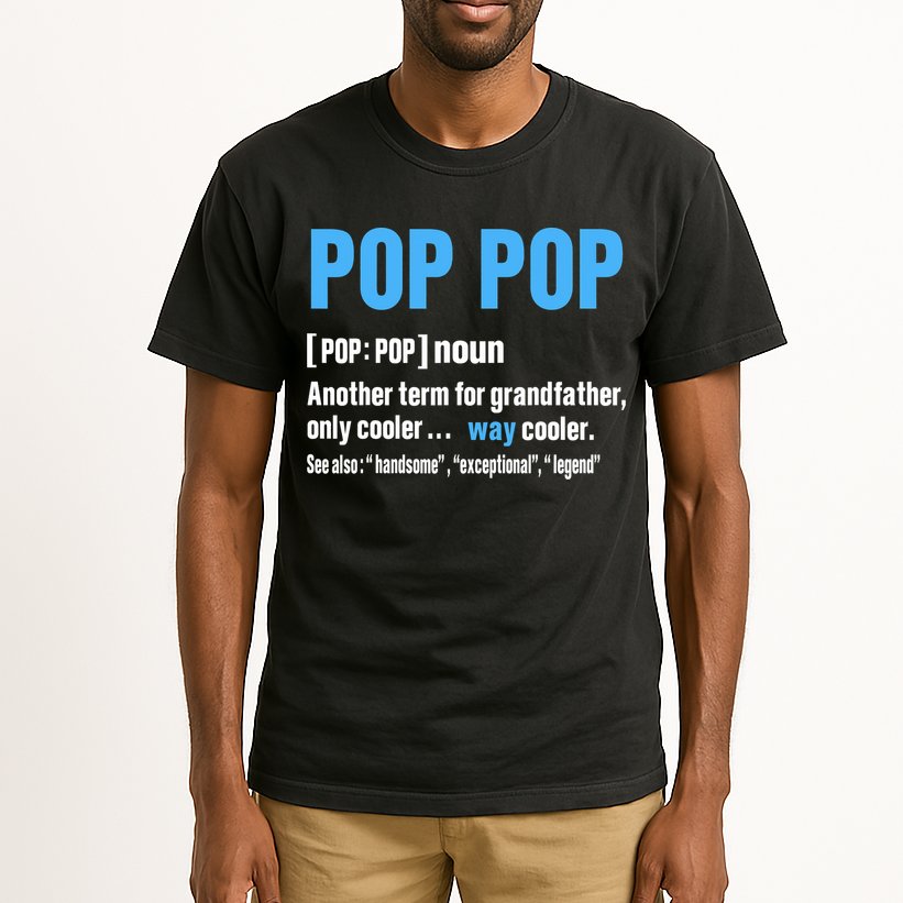 Pop Pop Grandpa Fathers Day PopPop Tall T-Shirt