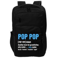 Pop Pop Grandpa Fathers Day PopPop Impact Tech Backpack