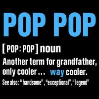 Pop Pop Grandpa Fathers Day PopPop Impact Tech Backpack