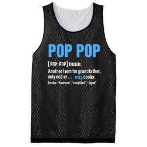 Pop Pop Grandpa Fathers Day PopPop Mesh Reversible Basketball Jersey Tank