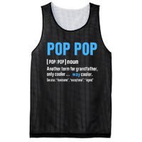 Pop Pop Grandpa Fathers Day PopPop Mesh Reversible Basketball Jersey Tank