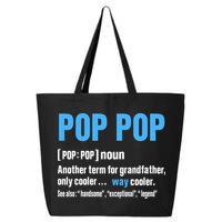 Pop Pop Grandpa Fathers Day PopPop 25L Jumbo Tote
