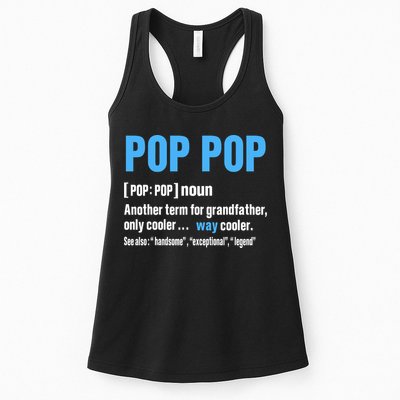 Pop Pop Grandpa Fathers Day PopPop Womens Tank Top