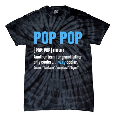 Pop Pop Grandpa Fathers Day PopPop Tie-Dye T-Shirt