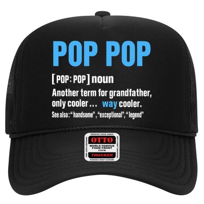 Pop Pop Grandpa Fathers Day PopPop Trucker Hat