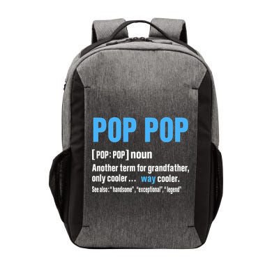 Pop Pop Grandpa Fathers Day PopPop Vector Backpack