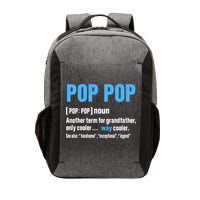 Pop Pop Grandpa Fathers Day PopPop Vector Backpack