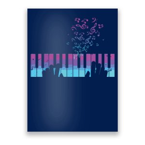 Piano Player Gift Hands Piano Keyboard Musician Poster