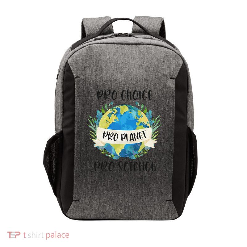 Pro Planet Global Warming Environmentalist Earth Advocate Vector Backpack