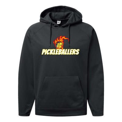 Pickleballers Pickleball Gear Performance Fleece Hoodie