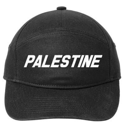 Palestine Palestina Gaza Free Palestinian 7-Panel Snapback Hat