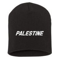 Palestine Palestina Gaza Free Palestinian Short Acrylic Beanie