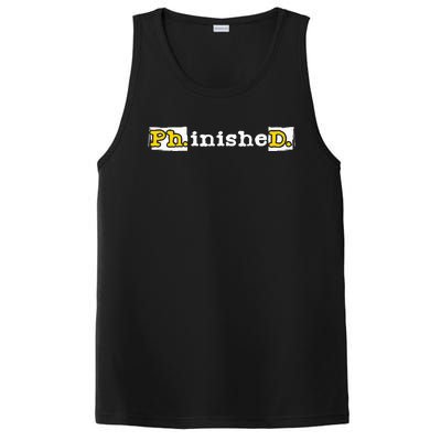 Ph.Inished. Phd Graduate Ph.D. Graduation Doctorate Degree PosiCharge Competitor Tank