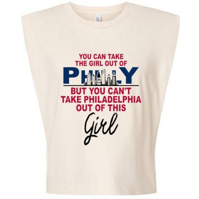 Proud Philadelphia Girl Moved From Philadelphia Garment-Dyed Women's Muscle Tee