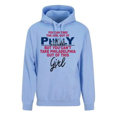 Proud Philadelphia Girl Moved From Philadelphia Unisex Surf Hoodie