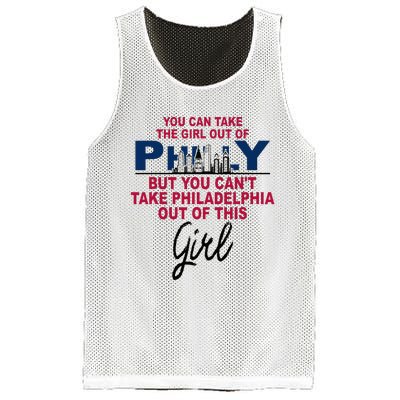 Proud Philadelphia Girl Moved From Philadelphia Mesh Reversible Basketball Jersey Tank