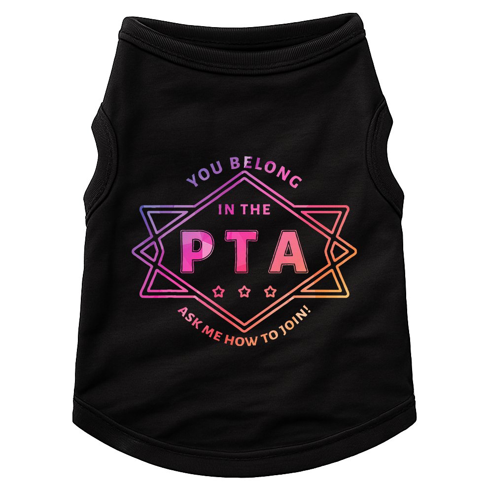 Pta Promotion Graphic School Parent Teacher Association Doggie Tank