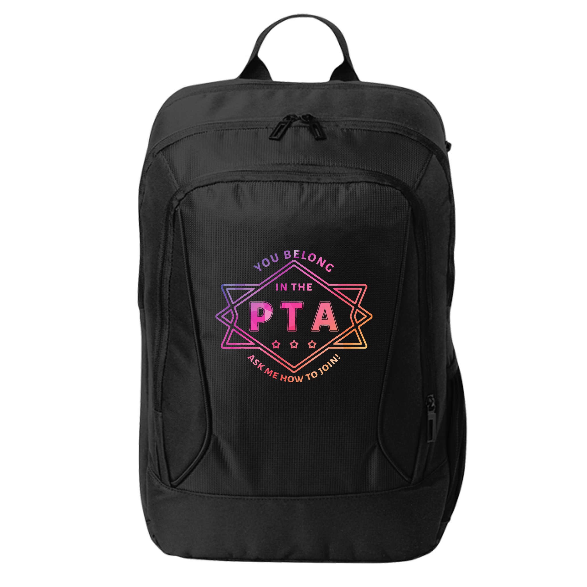 Pta Promotion Graphic School Parent Teacher Association City Backpack