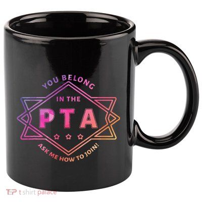 Pta Promotion Graphic School Parent Teacher Association 11oz C Handle Ceramic Mug