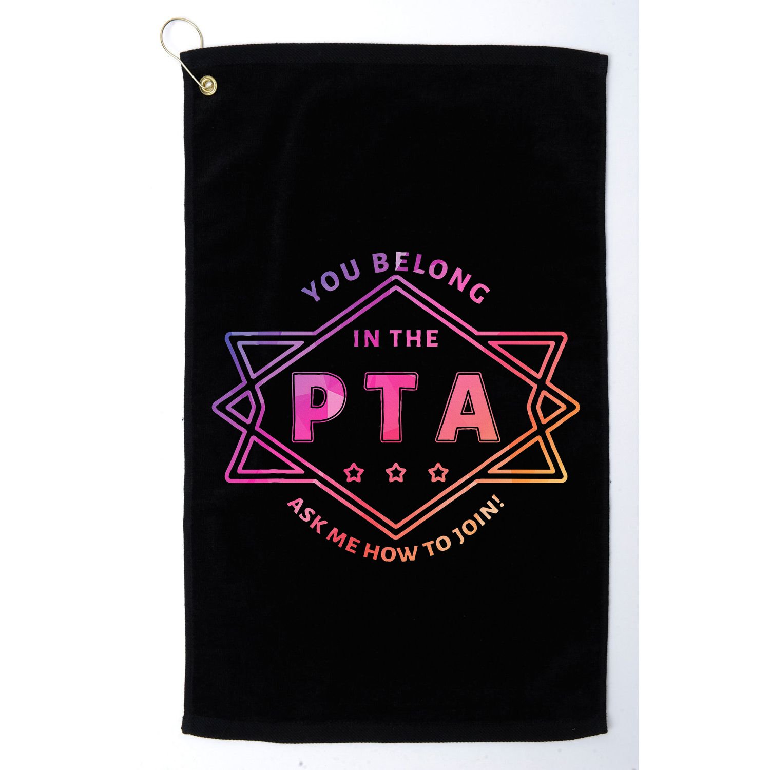Pta Promotion Graphic School Parent Teacher Association Golf Towel