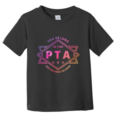 Pta Promotion Graphic School Parent Teacher Association Toddler T-Shirt
