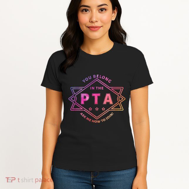 Pta Promotion Graphic School Parent Teacher Association Womens T-Shirt