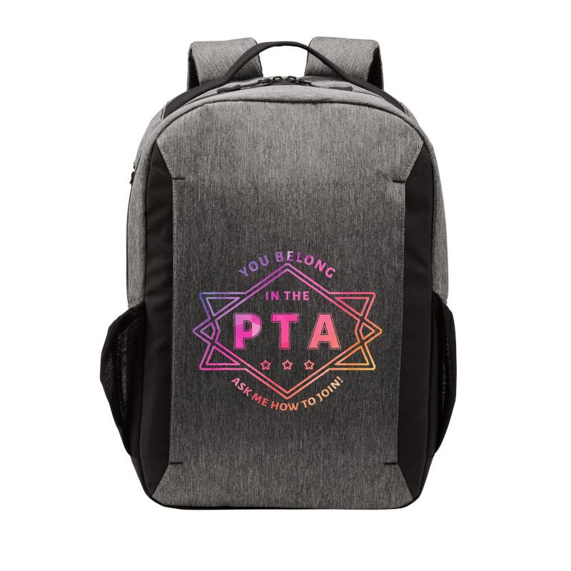 Pta Promotion Graphic School Parent Teacher Association Vector Backpack