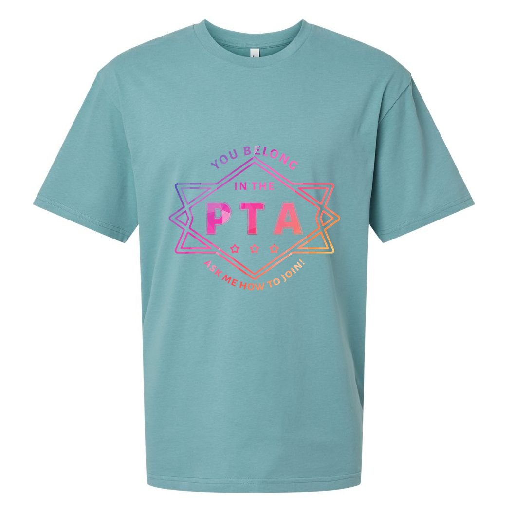 Pta Promotion Graphic School Parent Teacher Association Sueded Cloud Jersey T-Shirt