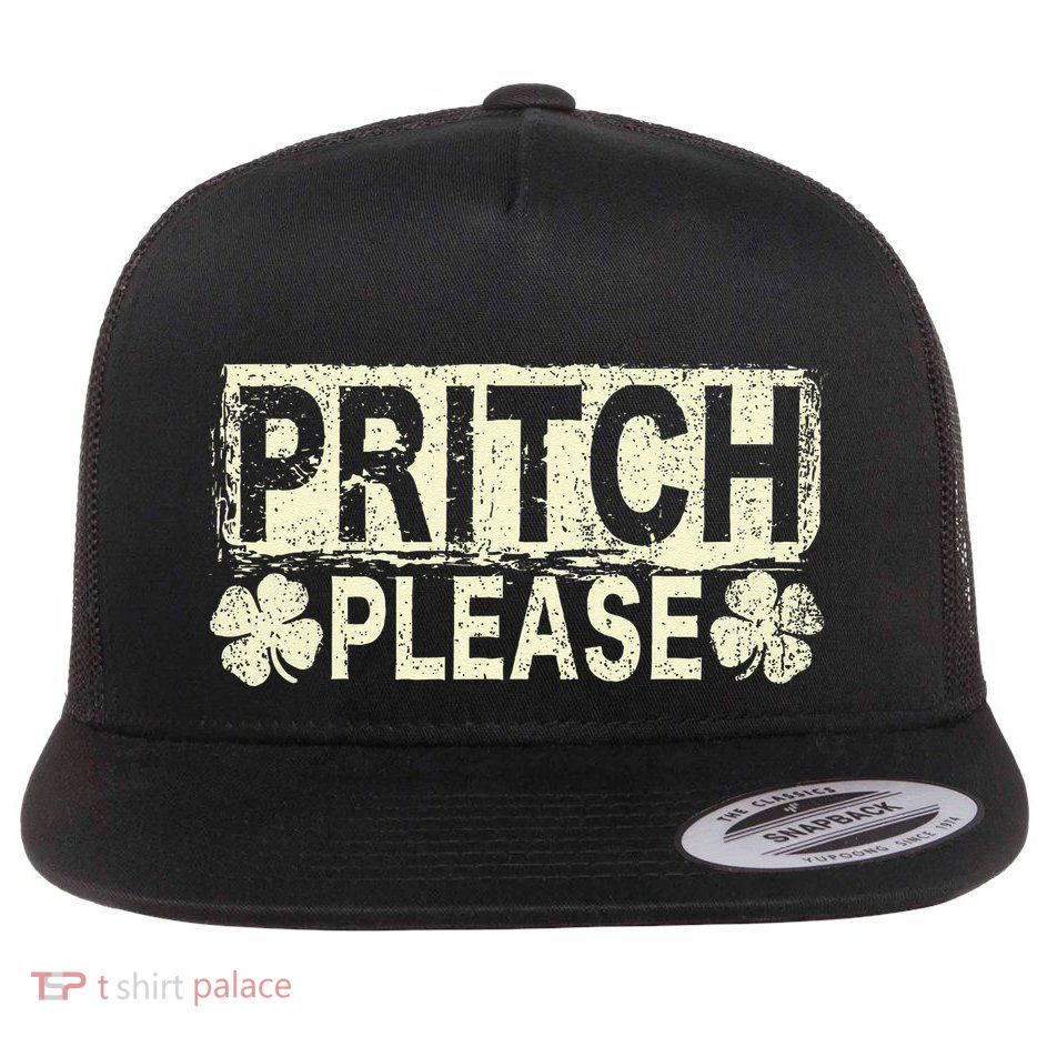 Pritch Please Gift Flat Bill Trucker Hat