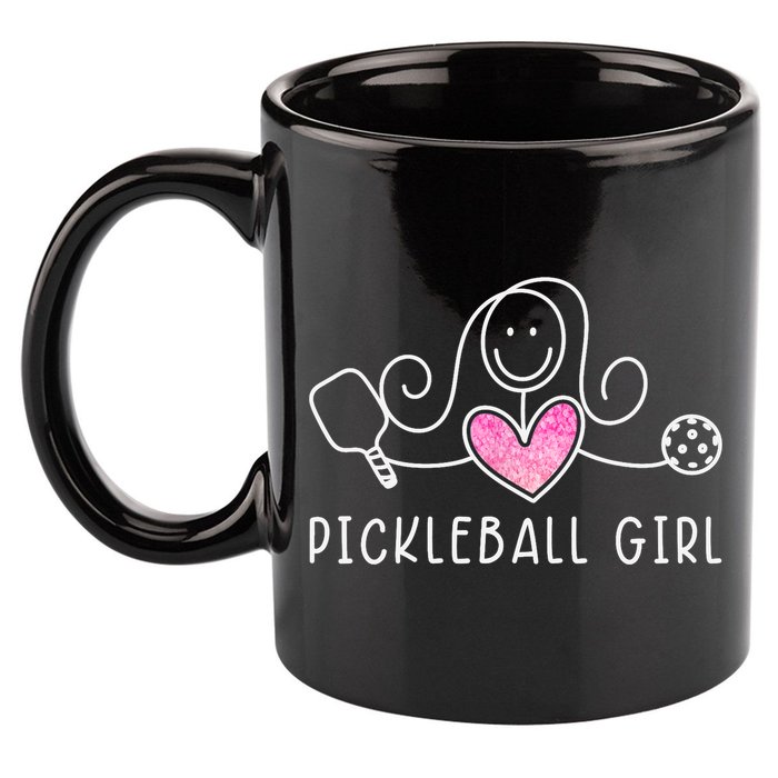 Pickleball, Pickleball Girl Tee, Pickleball Lover 11oz C Handle Ceramic Mug
