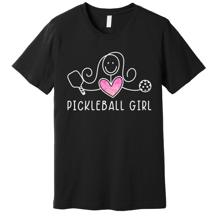 Pickleball, Pickleball Girl Tee, Pickleball Lover Premium T-Shirt