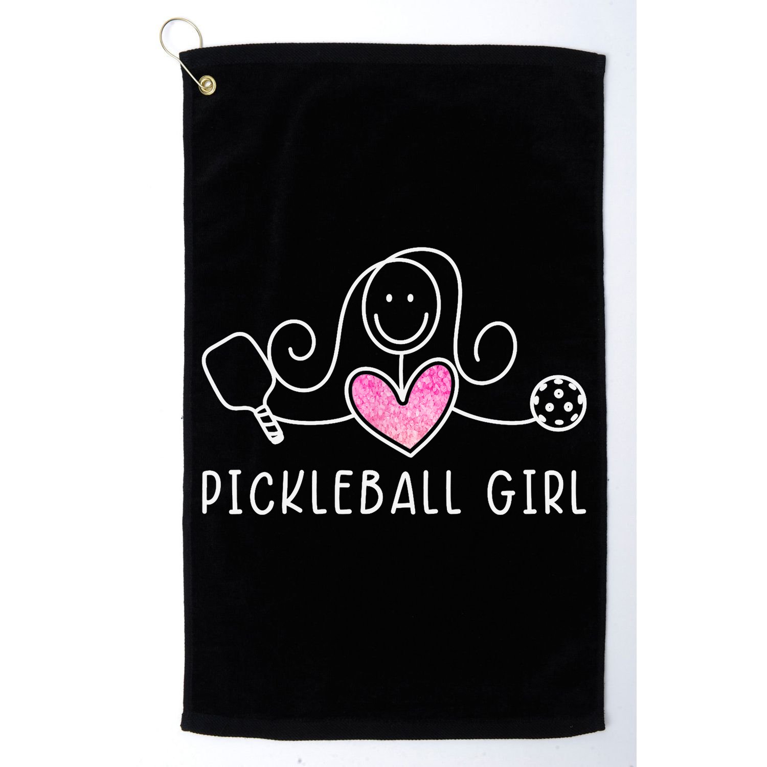 Pickleball, Pickleball Girl Tee, Pickleball Lover Golf Towel