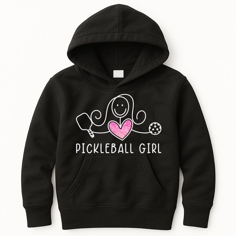 Pickleball, Pickleball Girl Tee, Pickleball Lover Kids Hoodie