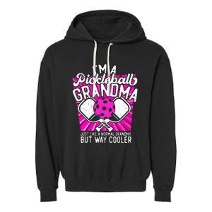 Pickleball Pickleball Grandma Pickleball Lover Garment-Dyed Fleece Hoodie