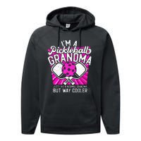 Pickleball Pickleball Grandma Pickleball Lover Performance Fleece Hoodie