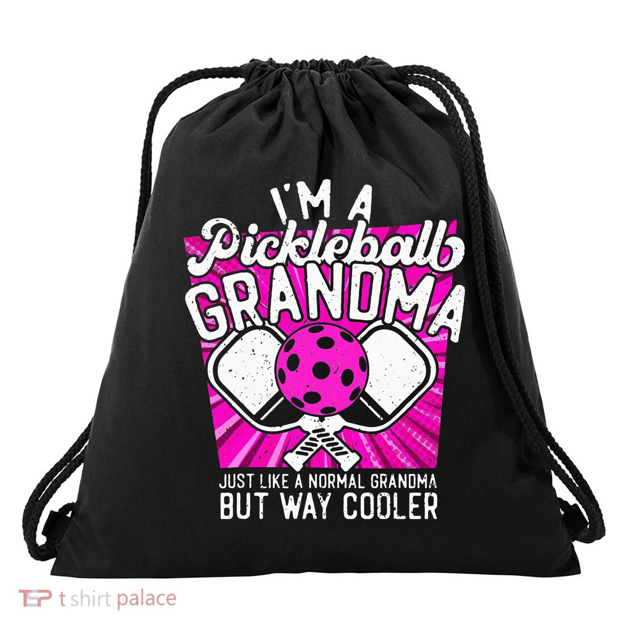 Pickleball Pickleball Grandma Pickleball Lover Drawstring Bag