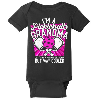 Pickleball Pickleball Grandma Pickleball Lover Baby Bodysuit