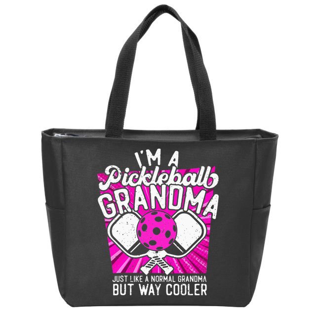 Pickleball Pickleball Grandma Pickleball Lover Zip Tote Bag