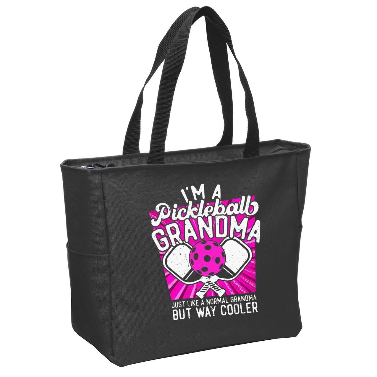 Pickleball Pickleball Grandma Pickleball Lover Zip Tote Bag