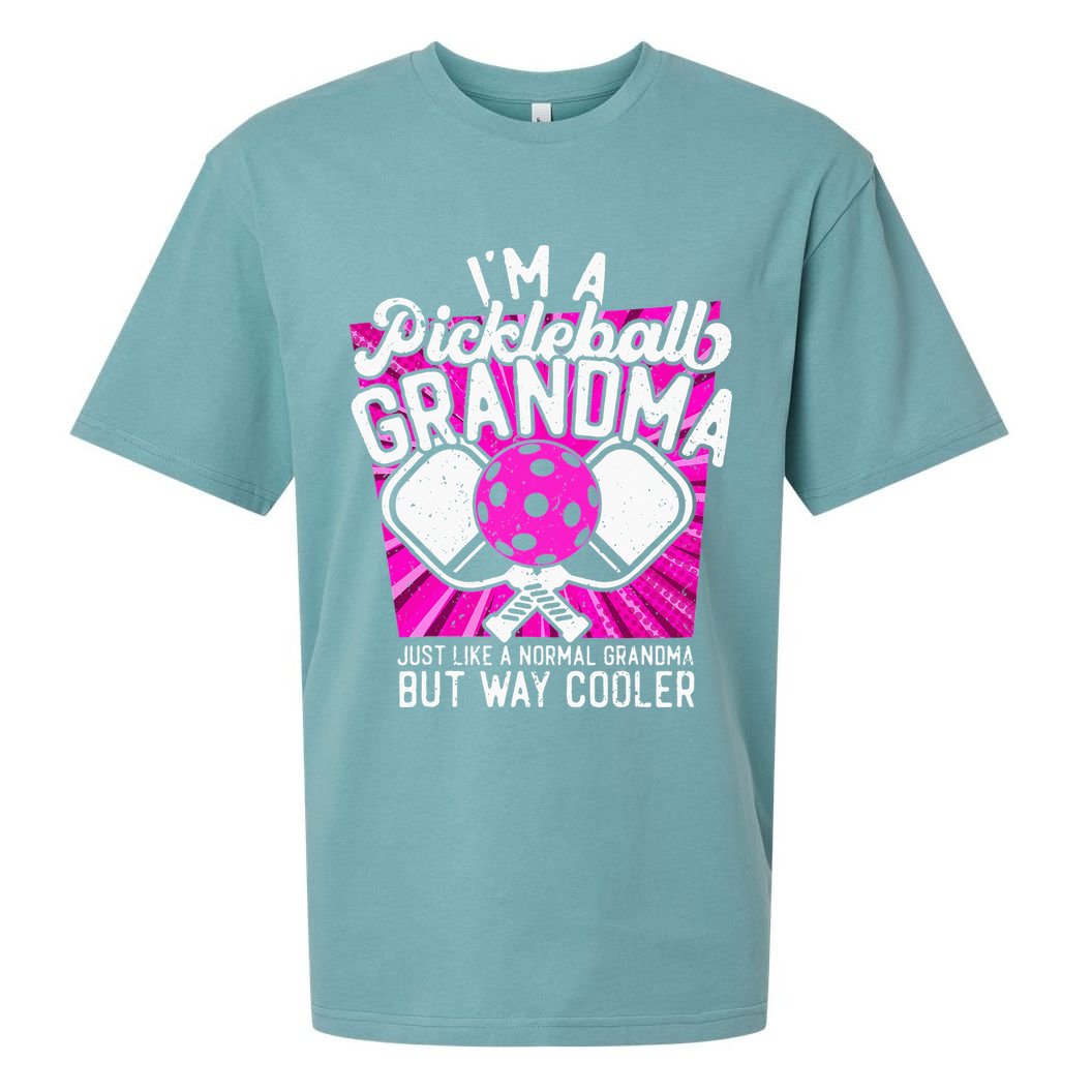 Pickleball Pickleball Grandma Pickleball Lover Sueded Cloud Jersey T-Shirt